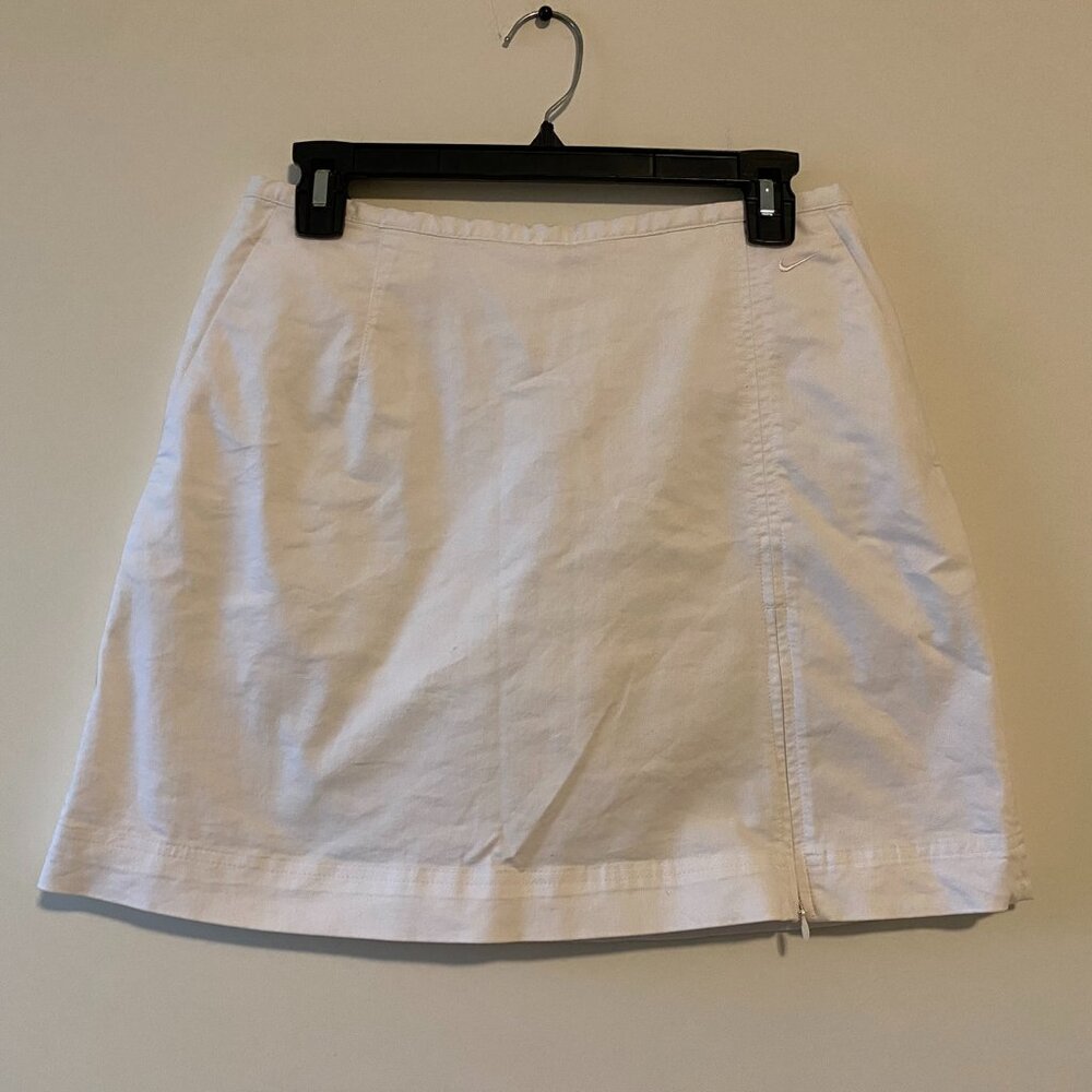 Nike White Dri Fit Golf Skort
